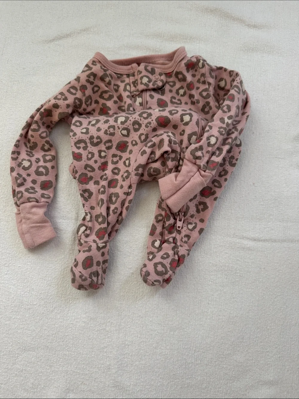9 - Assorted Pink Girls' Sleepwear Bundle - Mixed Brands - 3-6 months